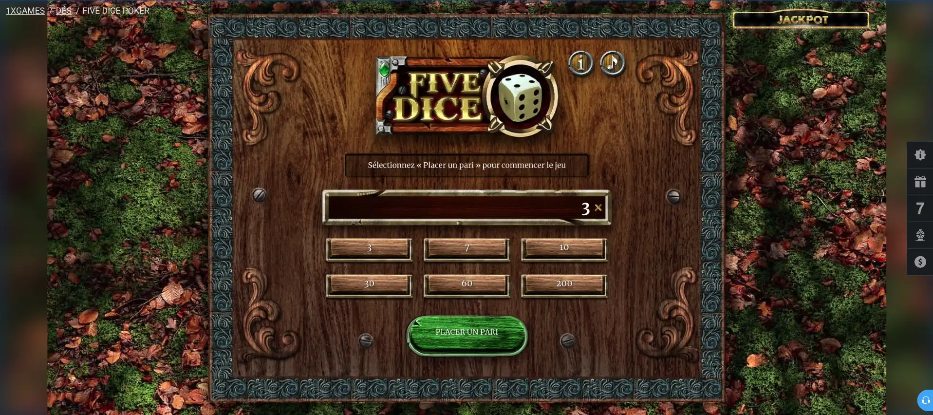 Five Dice Poker
