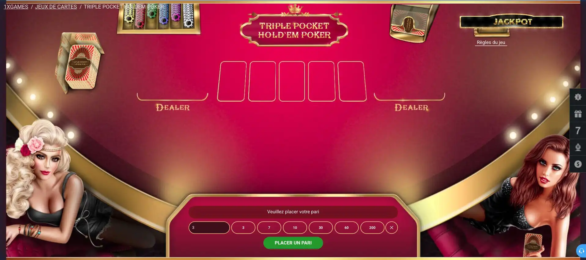 Triple Pocket Holdem Poker